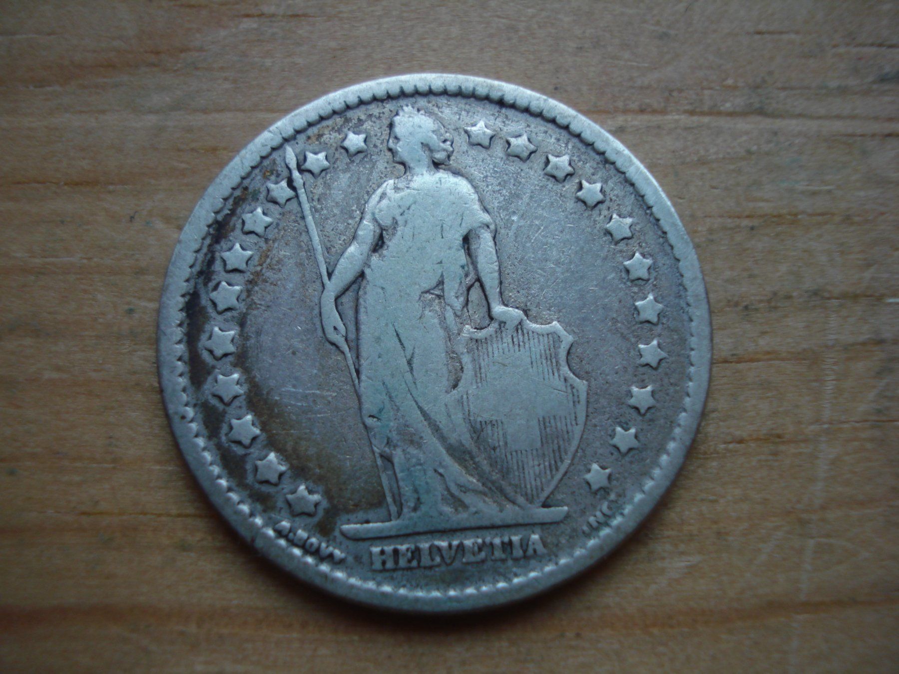 Tutti le monete: (N) 1 Franken 1877 – Usato da Erlach venduto da Net-Coins 1