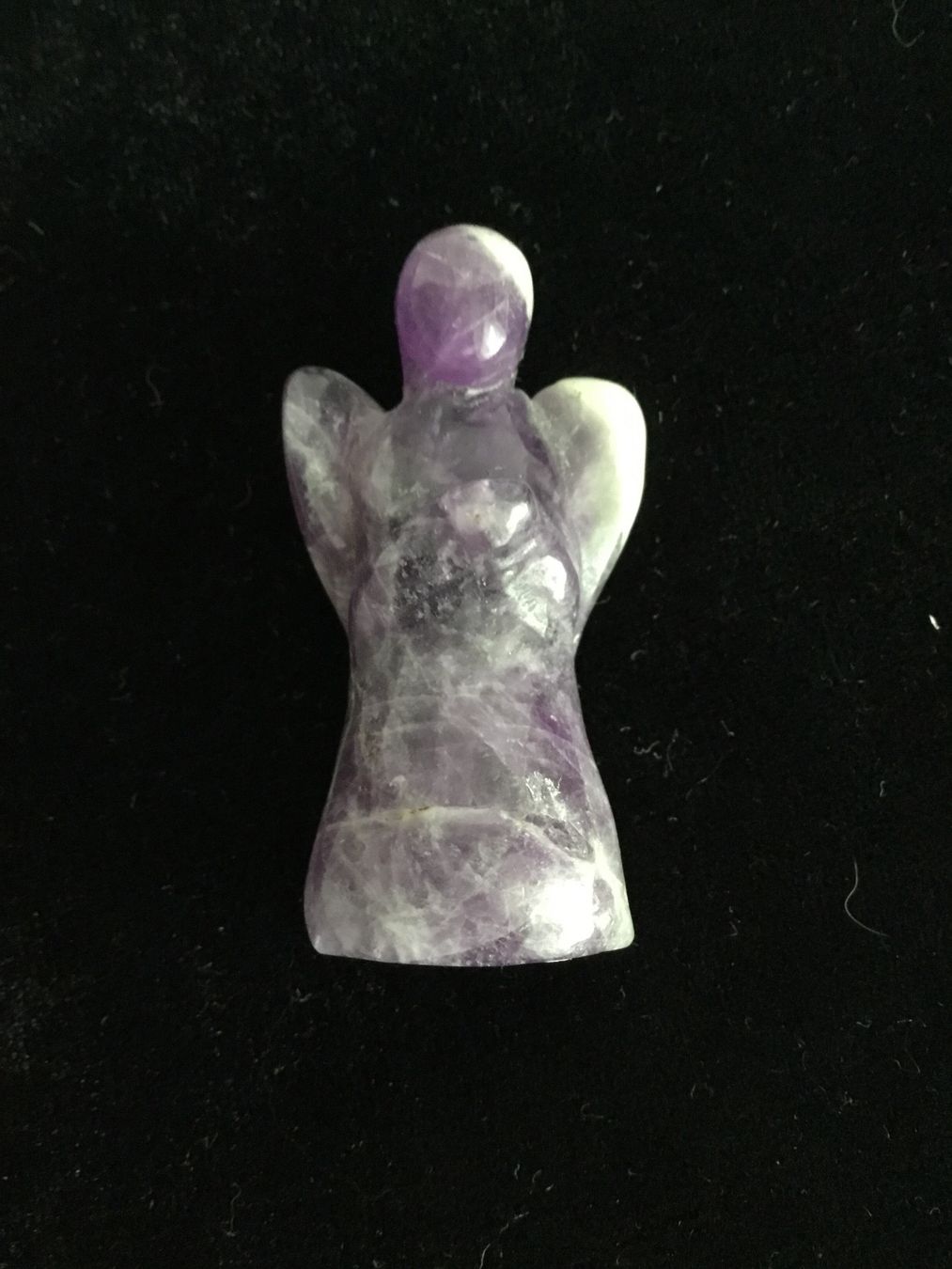 Minerali & Pietre curative: Engel aus Amethyst Heilstein – Nuovo e nell'imballaggio originale da Doppleschwand venduto da lapis106 2