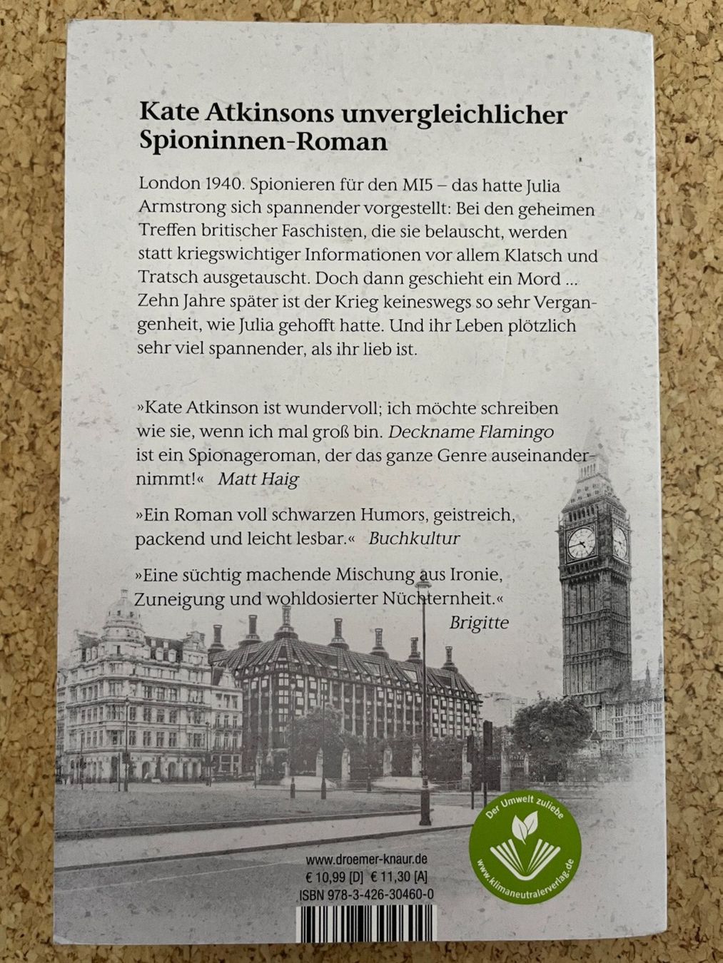Bücher: Taschenbuch "Deckname Flamingo", Kate Atkinson – Gebraucht aus Grosswangen von Vita500 1