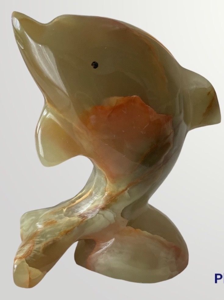 Sculture & Statue: Skulptur Delfin aus Onyx Edelstein – Nuovo (secondo la descrizione) da Urdorf venduto da Anassor 1