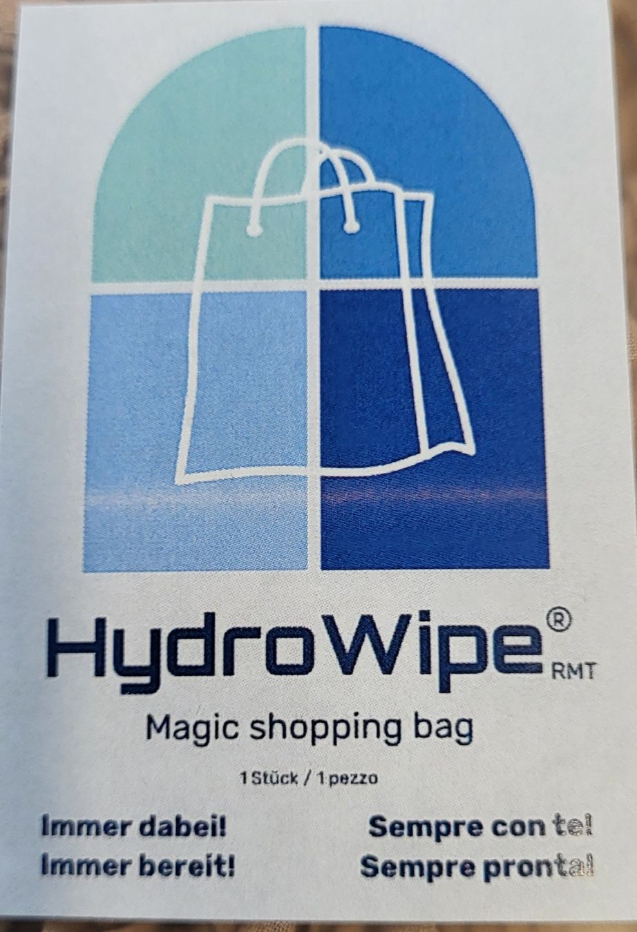 Sacs: HydroWipe Magic Shopping Bag Immer dabei - Immer bereit – Neuf avec emballage d'origine à Figino par mayam63 5