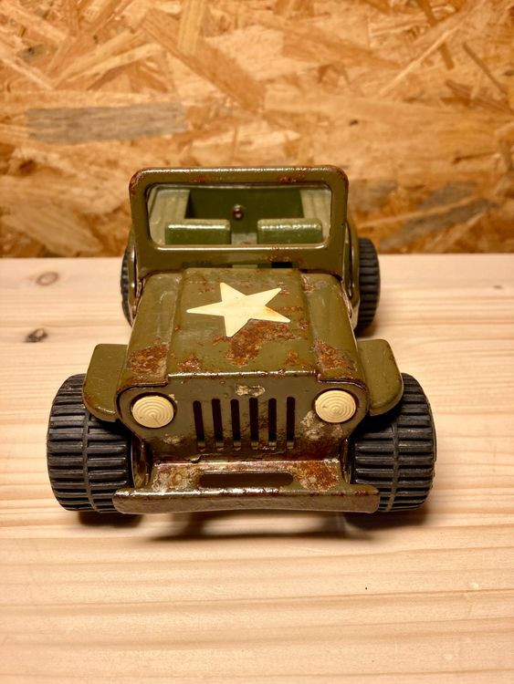 Tonka vintage Jeep Willys/CJ US Army Blechspielzeug 5