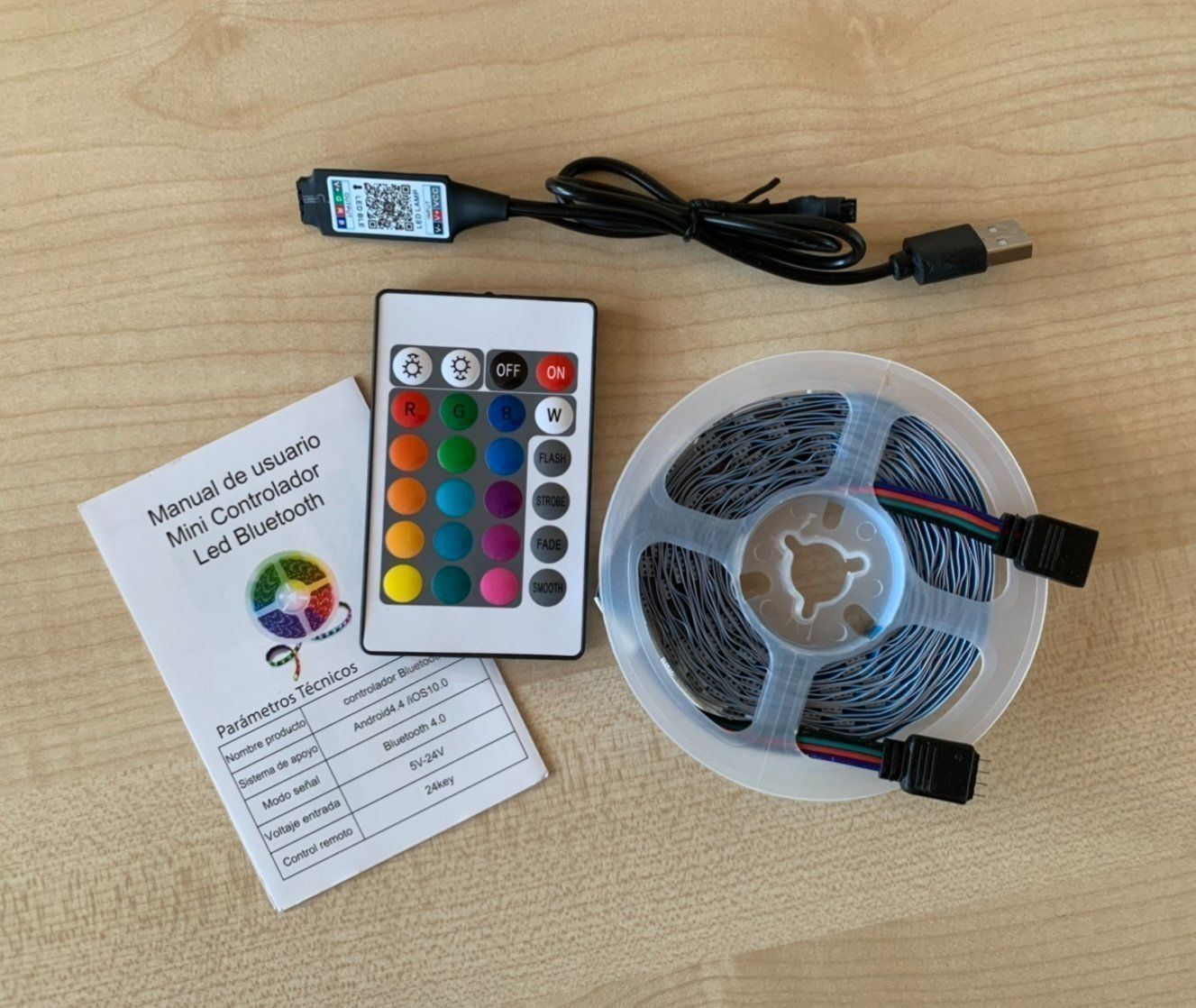 Ghirlande e barre luminose: LED Strip RGB 5m USB - NEU – Nuovo (secondo la descrizione) da Frauenfeld venduto da MrSalesman 1