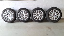 Winterreifen 195/60 R15 auf Alufelgen