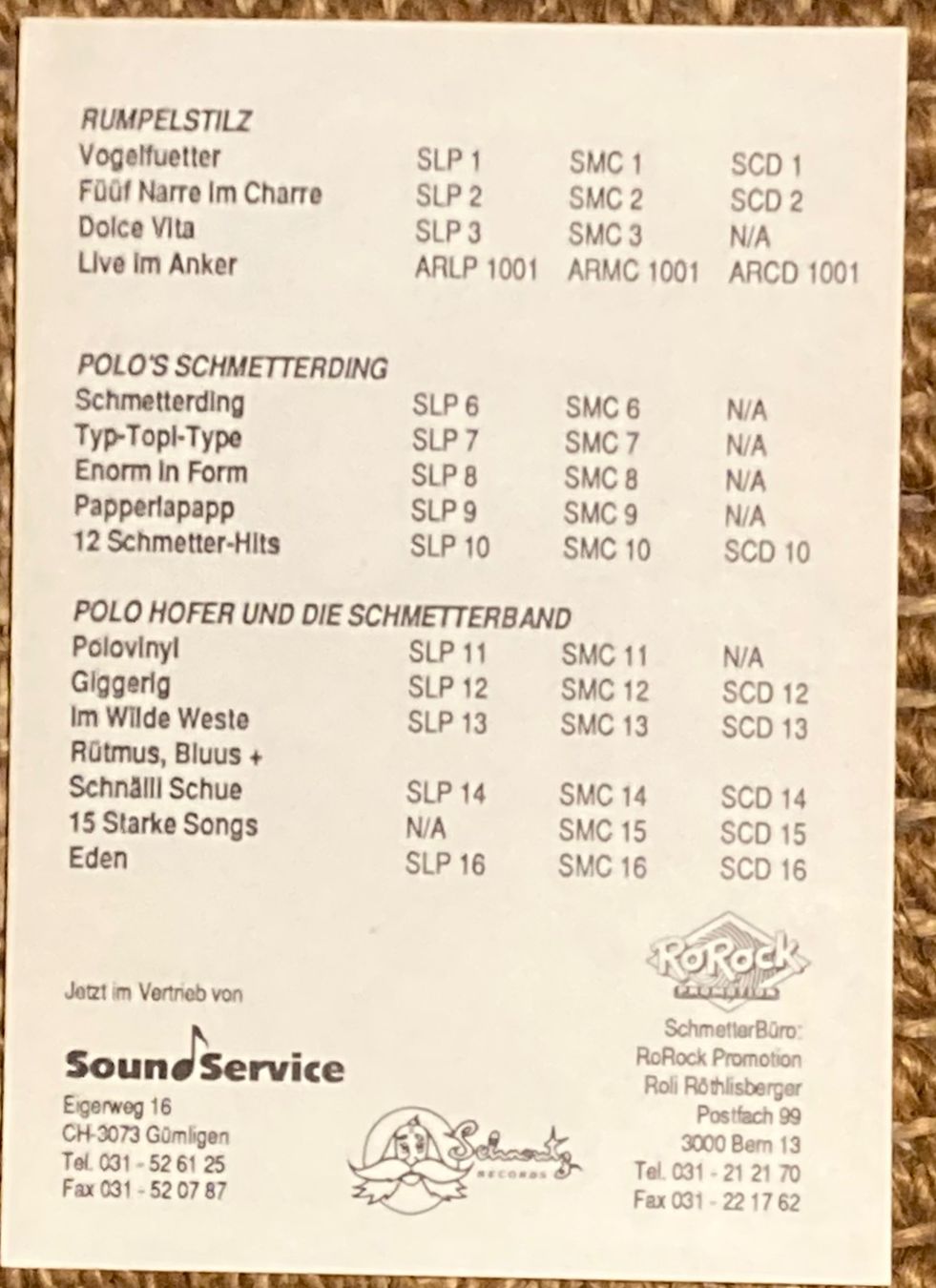 Autografi: Polo Hofer-Handsigniert – Usato da Allschwil venduto da Snox_3000 1
