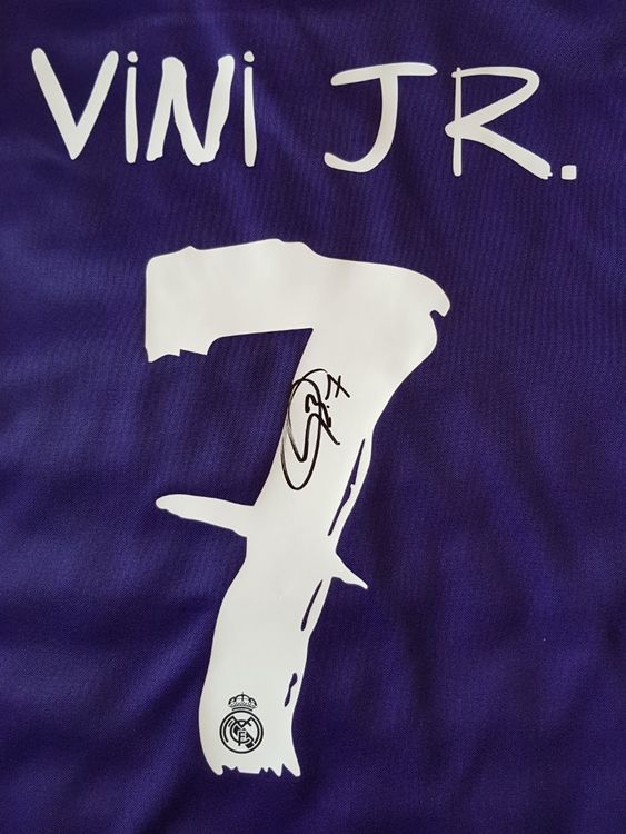 Vini JR Real Madrid Y3 Sonder Trikot 2024 Signiert Kaufen