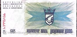Historische Banknote Jugoslawien