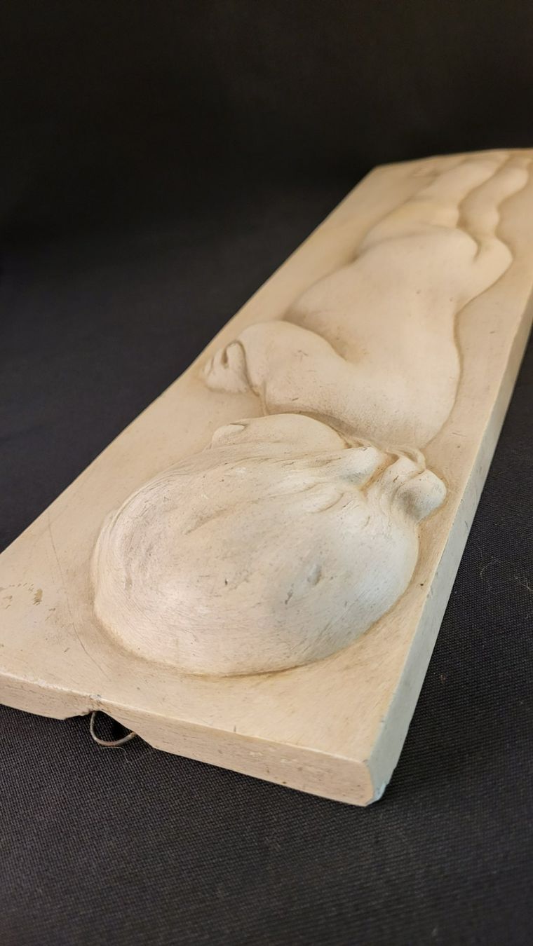 Figuren: Wandbild Relief Kleinkind – Gebraucht aus Basel von spinne02 4