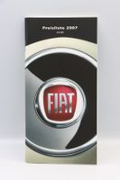 Fiat Preisliste 2007 Prospekt