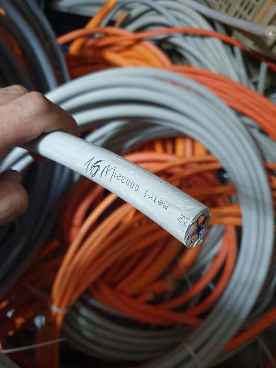 50m Netzwerkkabel CAT 7a Duplex Verlegekabel Lila Bei , 89