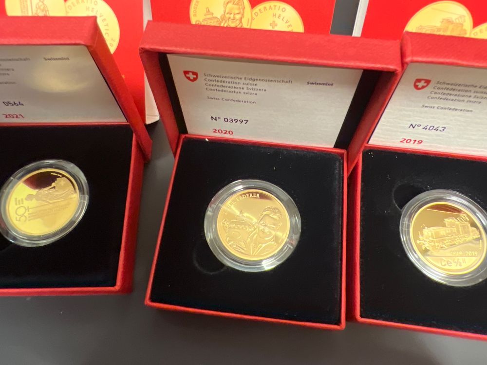 CHF 50 Franken In Gold 2017 - 2021 + Zertifikat - Goldanlage | Kaufen ...