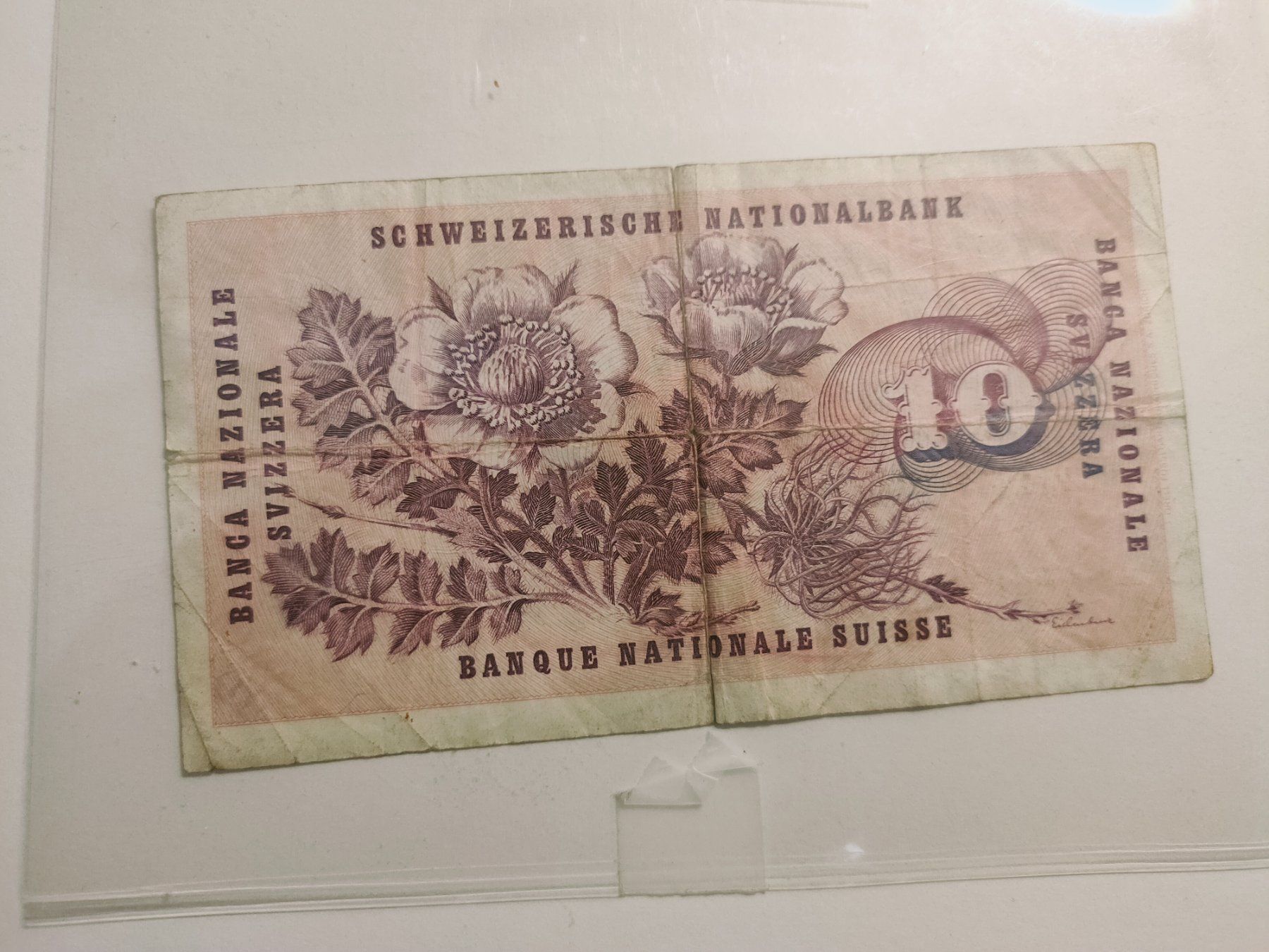 Banconote: Schweizer 10-Franken-Note, 1974, Zustand Gebraucht ! – Usato da Zürich venduto da Joer 1