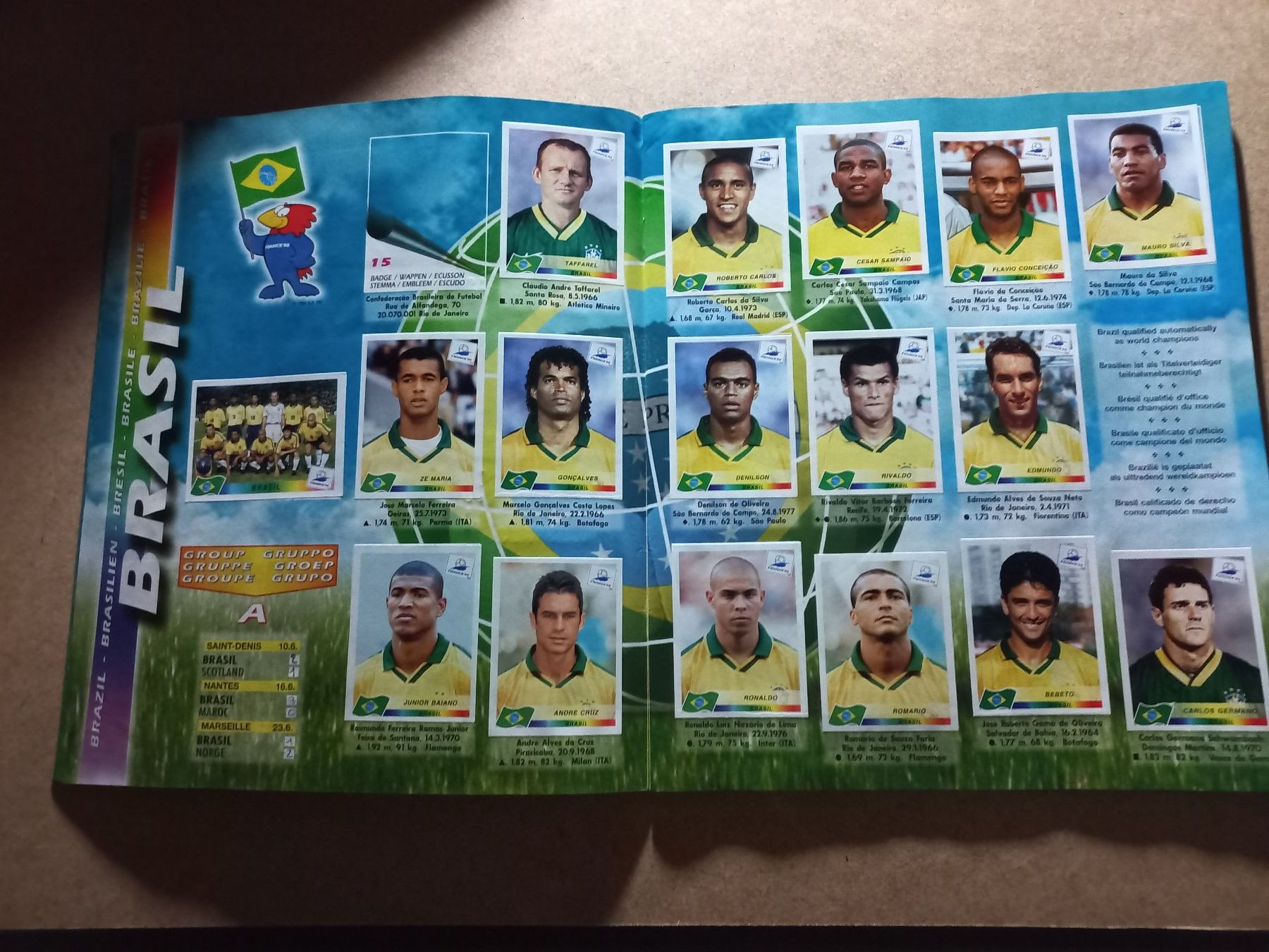 Panini Carte collezionabili: Panini Album Frankreich 1998 – Usato da Brügglen venduto da hokuspokus04 2