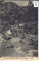 Cascade de Bouqui-Pont sur la Barberine - Finhaut - animee