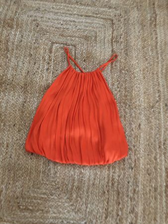 Sommerliches Top in Orange, Grösse 36, sehr leicht!