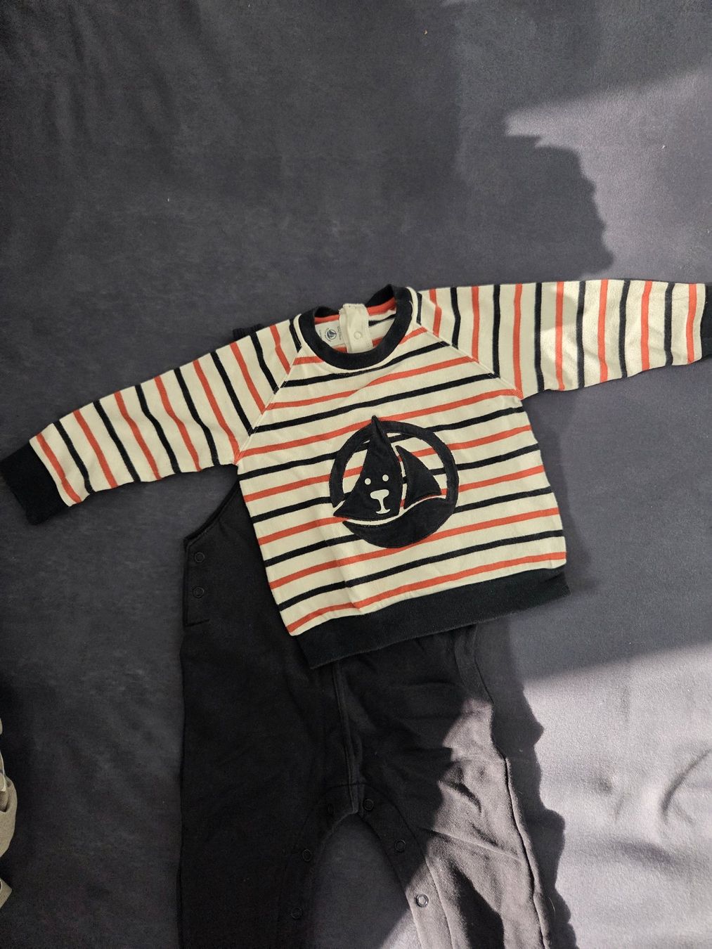 Petit Bateau Kleiderpakete & -sets: Set Pullover u. Latzhose von Petit Bateau Gr.74cm – Gebraucht aus Basel von kat_69z6 5