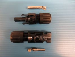 Stäubli Solar Stecker Set MC4 4-6mm2 für hohe 1000V und 30A