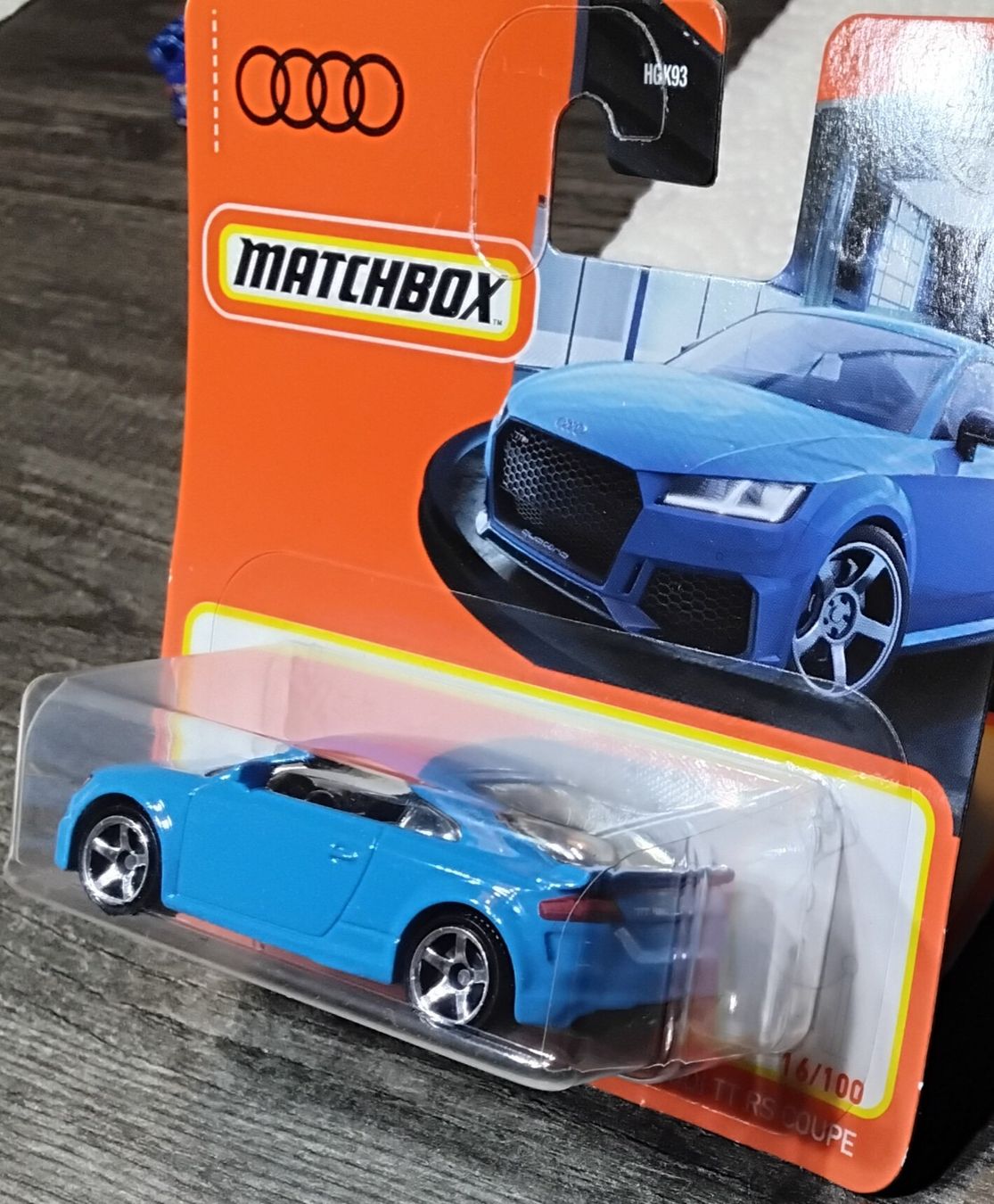 Matchbox Modellini d'auto: Matchbox Audi TT RS Coupé blau – Nuovo e nell'imballaggio originale da Pfyn venduto da Wildwilli 2