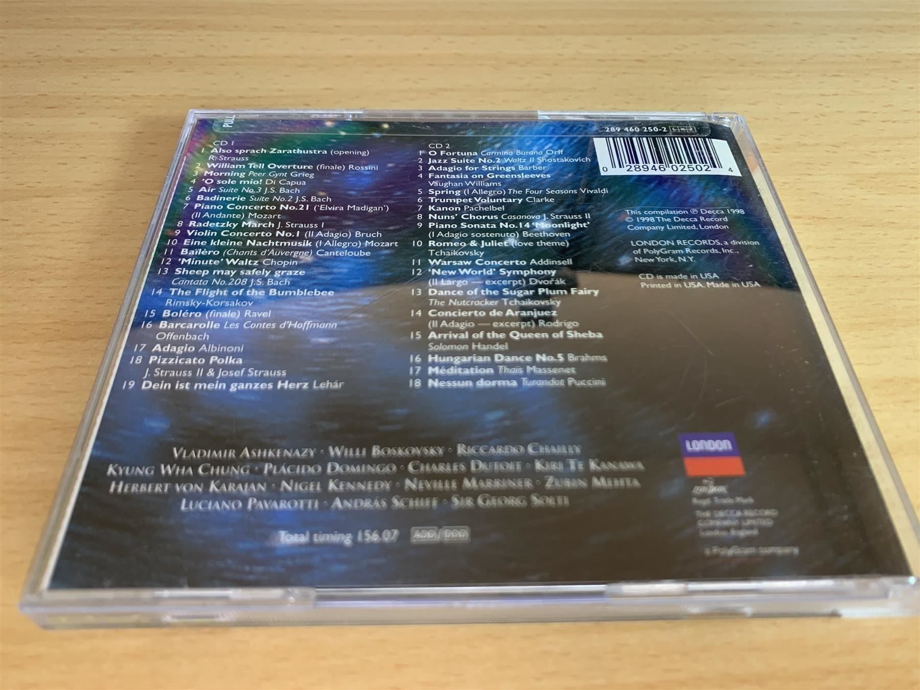 CD: The Greatest Classical Show On Ea - 2 CD – Usato da Rikon im Tösstal venduto da Alpenmutz 1