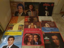 Lot vinyles  (Verdi, Puccini, Pavarotti, Raimondi, etc.)