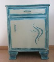 Upcycling Nachttisch Shabby - Vintage
