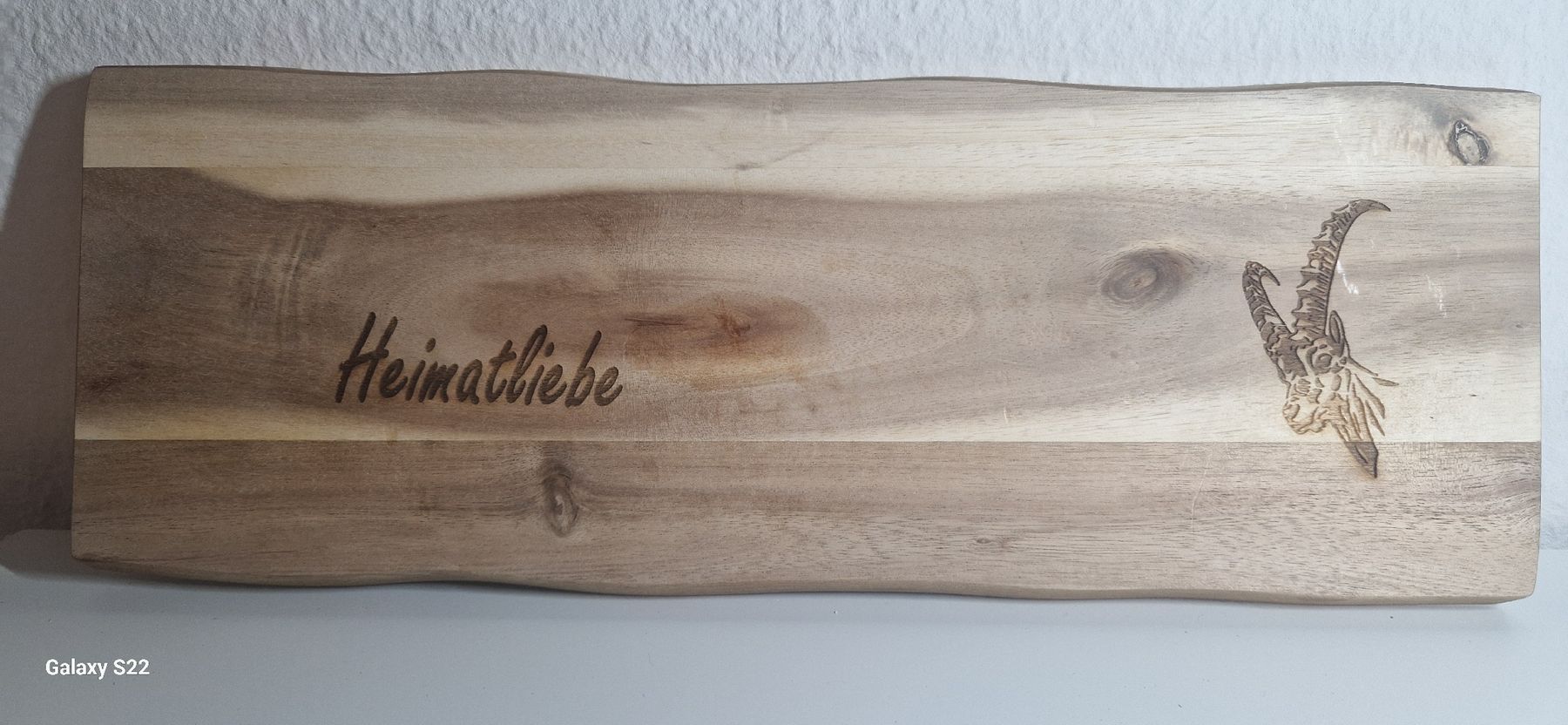 Articoli in legno: Schönes Holzbrett Akazie – Nuovo e nell'imballaggio originale da Brütten venduto da Matossa1