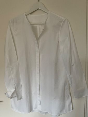 MAX MARA Bluse Hemdbluse Gr M weiss Neu/ungetragen