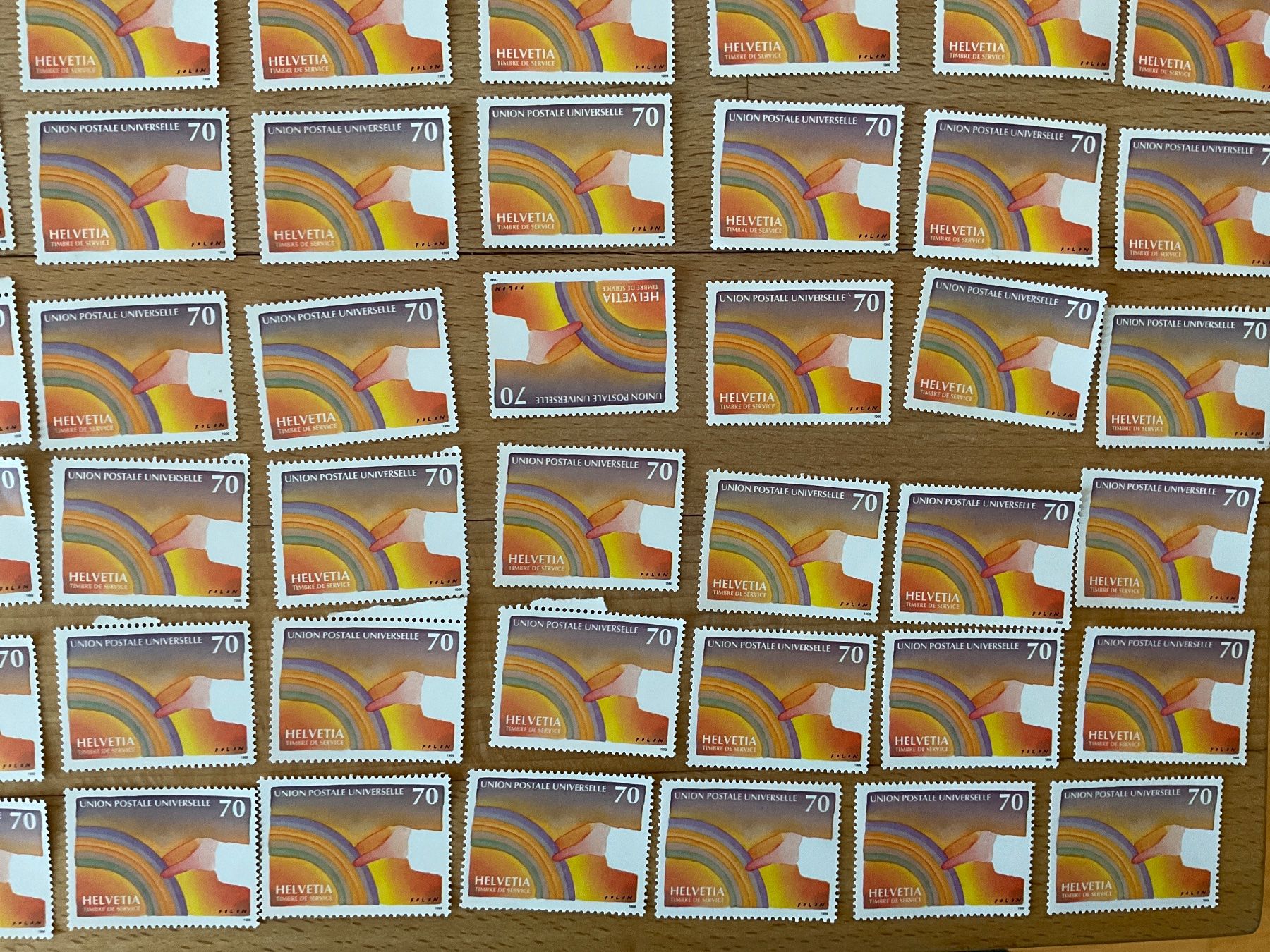 Alle Briefmarken: 70Fr Ämter Frankaturware ungestempelt postfrisch Sammlung – Neu (gemäss Beschreibung) aus Wil SG von Chefsugus 4