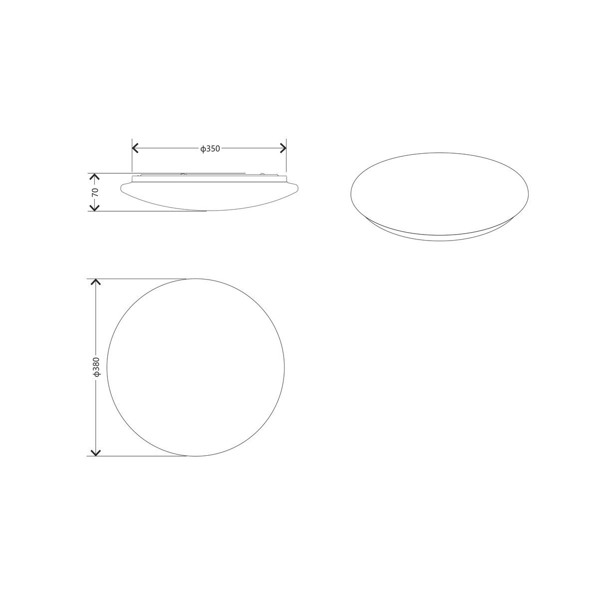 Lampadari & plafoniere: LED Deckenleuchte, 4000K, 38 cm Ø – Nuovo (secondo la descrizione) da Kreuzlingen venduto da Smart-Light 4