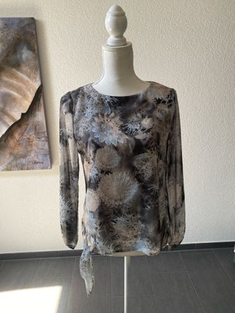 Seidel edle Bluse gemustert Grösse 34 sehr guter Zustand