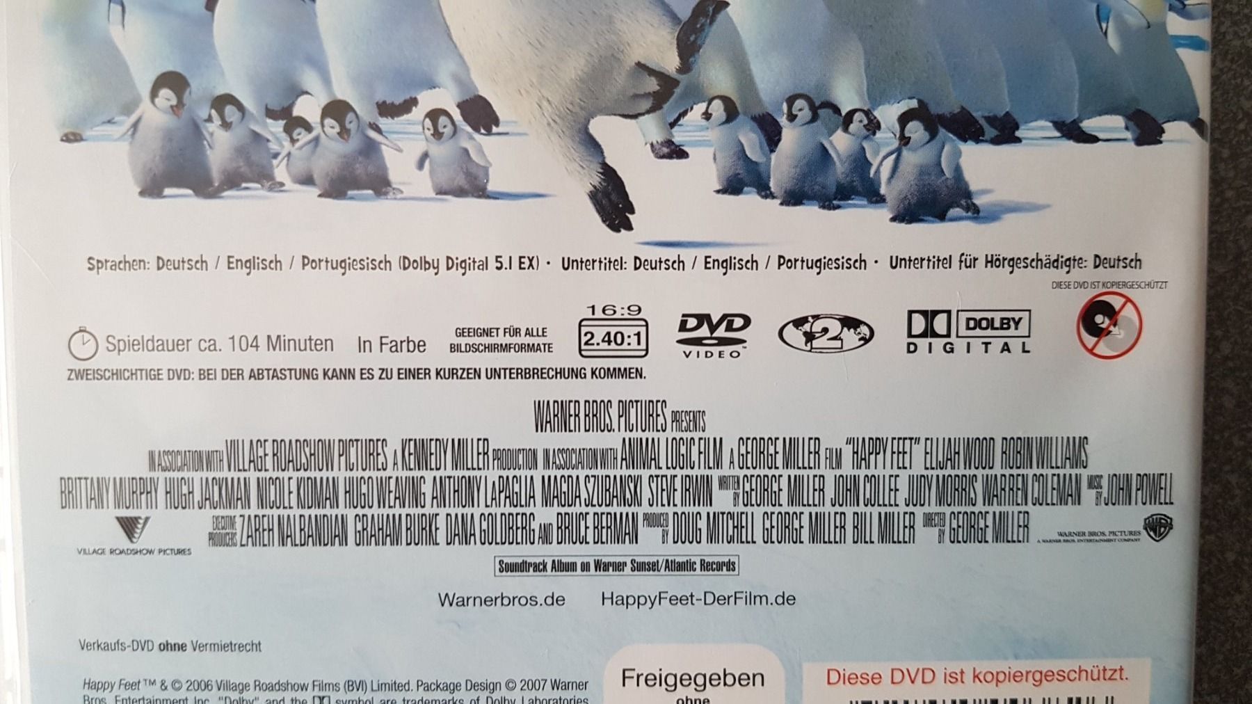 Alle DVDs: DVD Happy Feet – Gebraucht aus Oetwil am See von fineli2 1