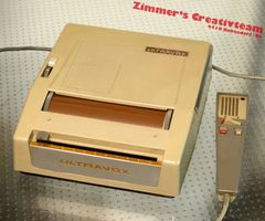 Retro Diktiergerät Dictaphone Ultravox, U-3S, Koffer, Folien