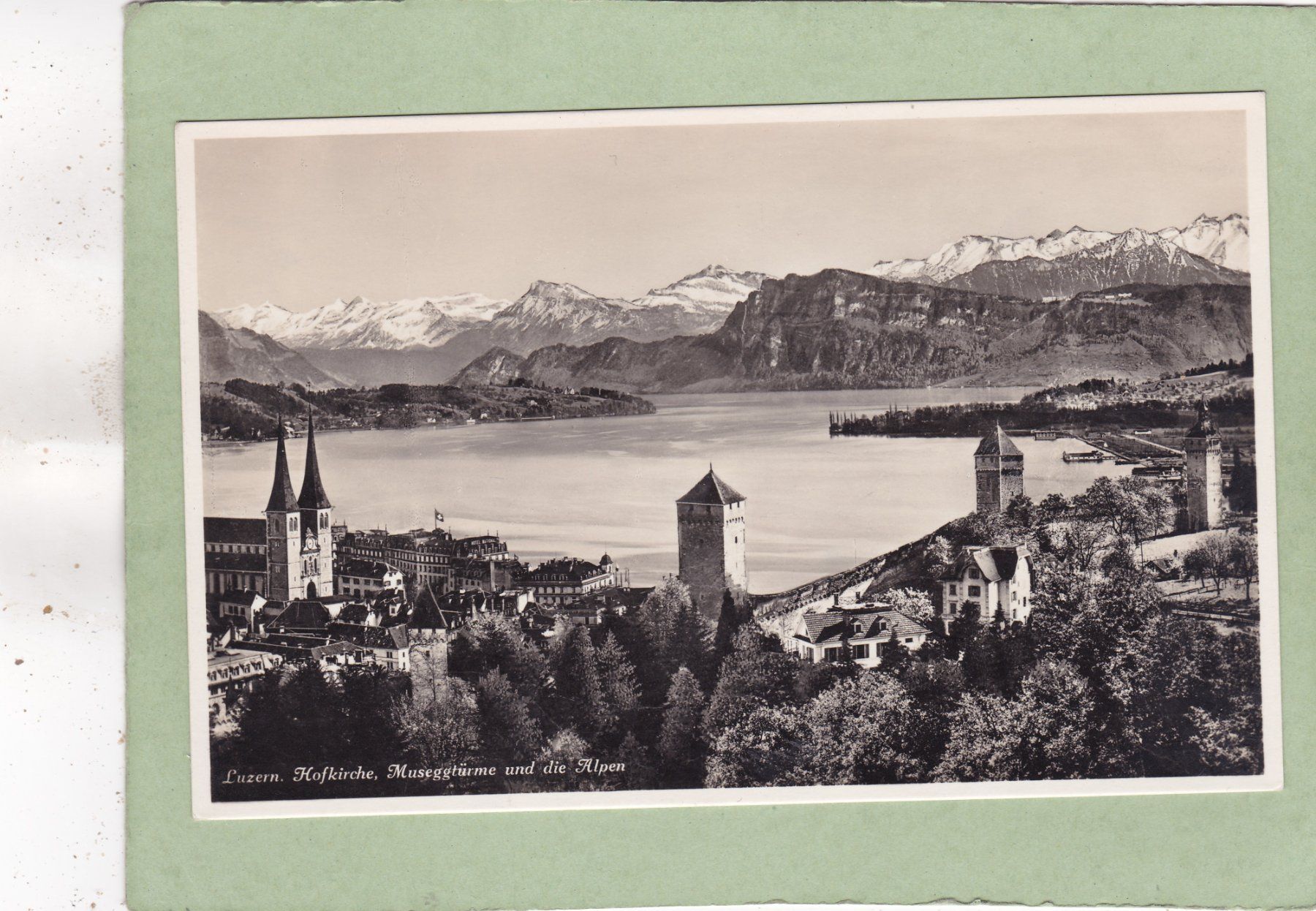 Cartoline postali: Luzern Hofkirche Museggtürme – Usato da Herisau venduto da Lisegrat2008