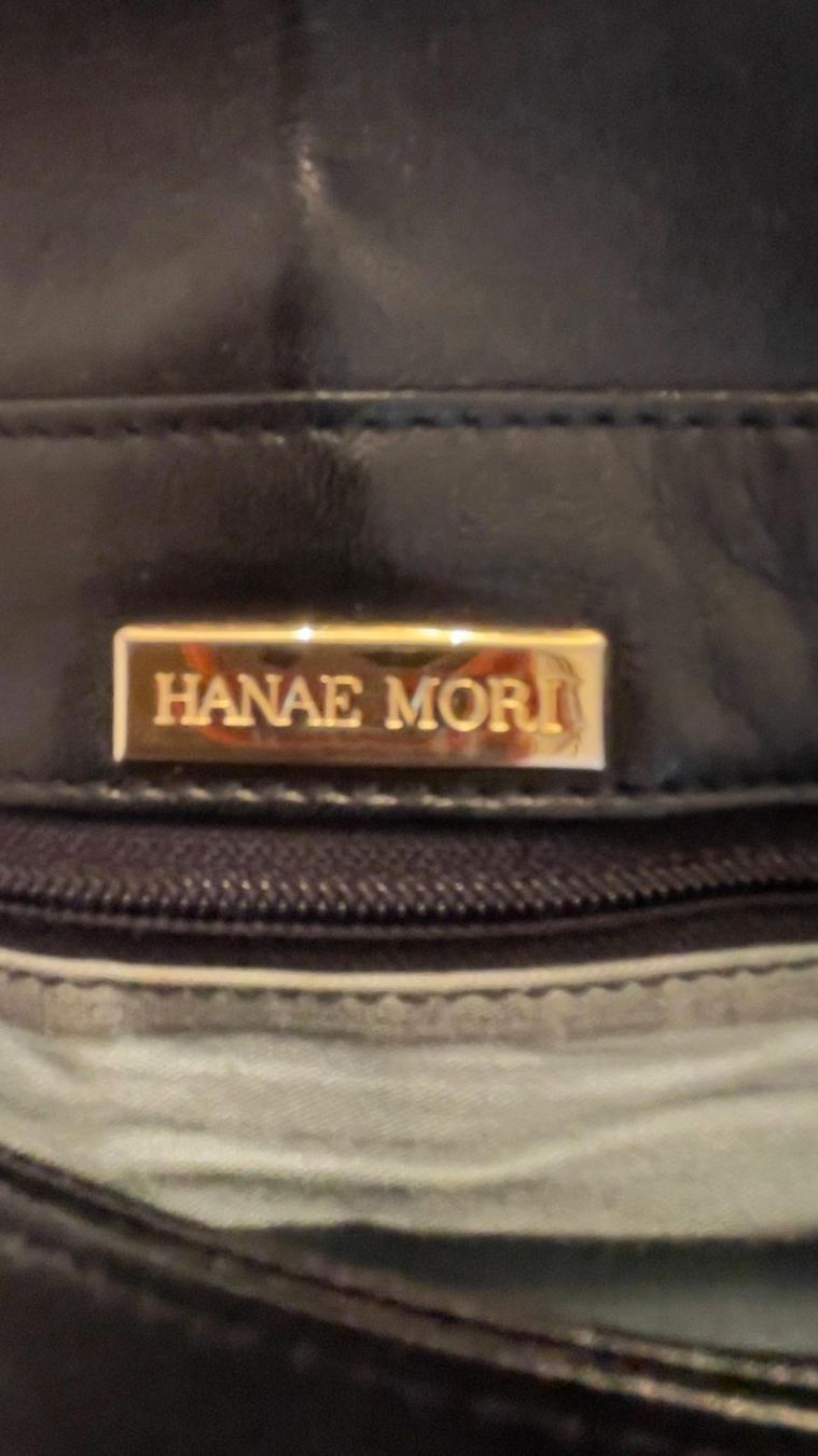 Borse da donna: Hanae Mori Handtasche, schwarz, Top Zustand – Usato da Horgen venduto da Warrior11 2