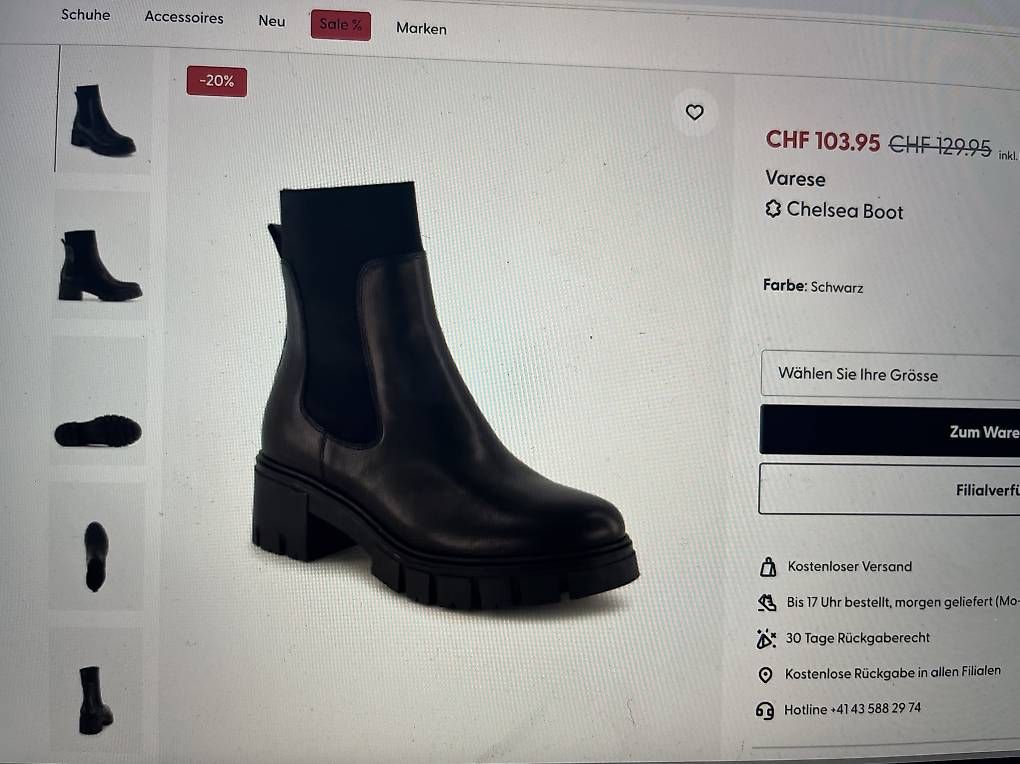 Scarpe da donna: Chelsea Boot von Varese – Nuovo e nell'imballaggio originale da Baden venduto da blueanastasia 4