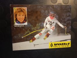 Angelika Hurler - handsignierte Autogrammkarte