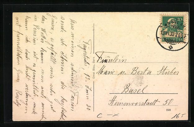 Cartes postales: AK Tägertschi, Pension Flora – D'occasion à Berlin par bartko-reher 1
