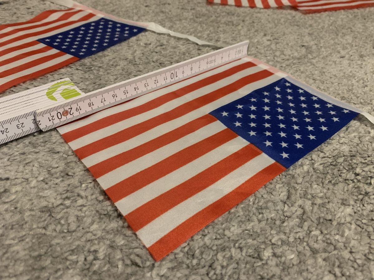 Tutte le decorazioni: USA Flaggen Girlande – Usato da Plaffeien venduto da olpari 2
