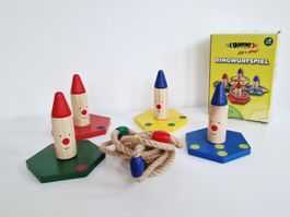 Kinder Spielzeug - Ringwurfspiel aus Holz
