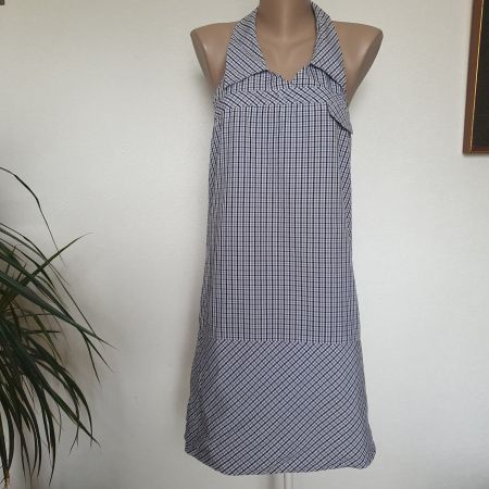 Robe d'été Kookai dos nu à carreaux, taille 38, coton