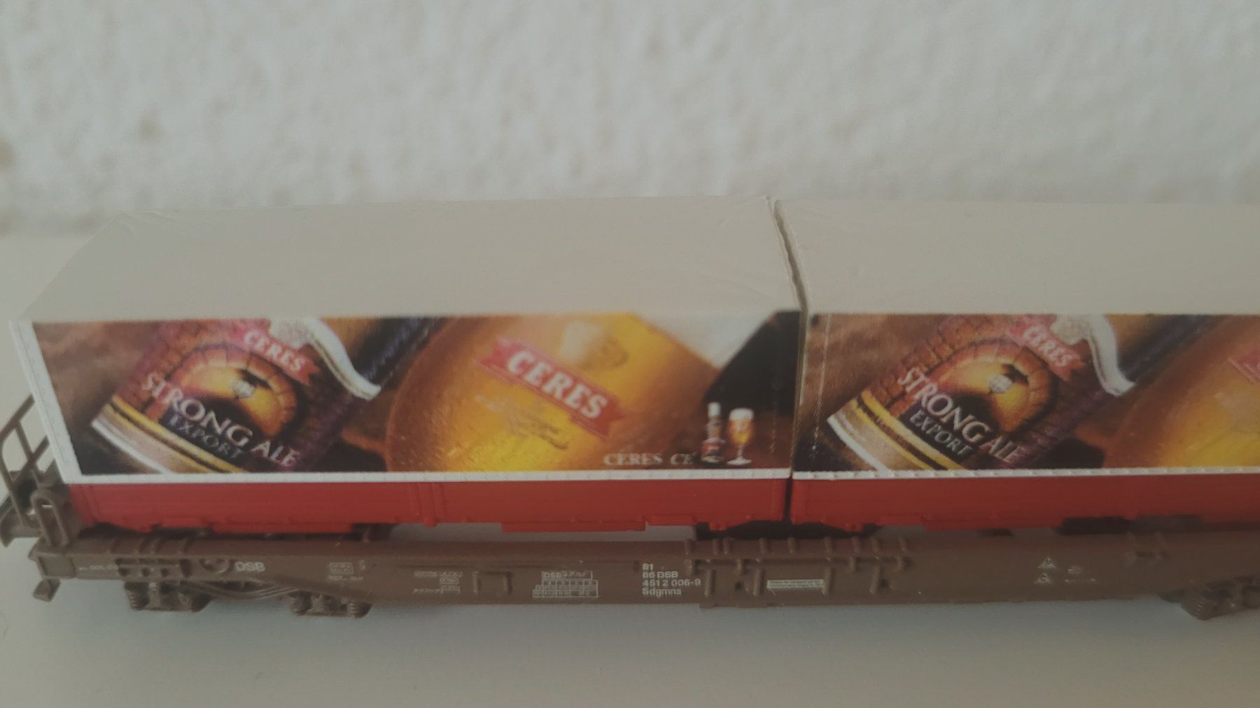 Roco Modellini di ferrovie: Taschenwagen DSB / Ceres Bier – Usato da Wittenbach venduto da Hase113 4