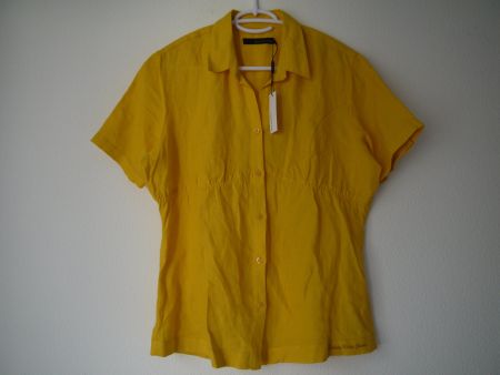 CALVIN KLEIN  Bluse aus 100% Leinen Neu mit Etikette