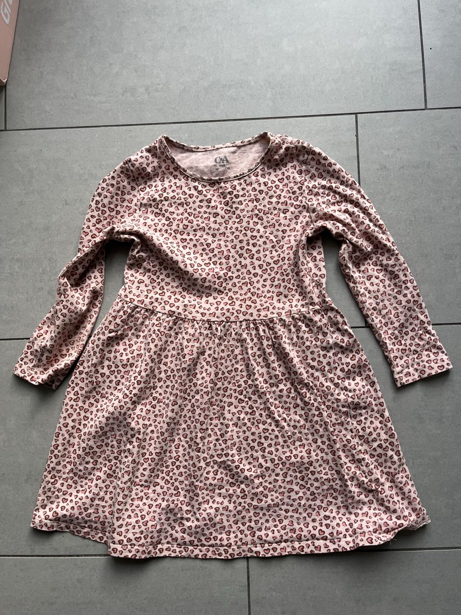 H&M Vestiti & Gonne: Kleid mit Leopardenmuster, Gr. 122 – Usato da Zürich venduto da jmg_8005