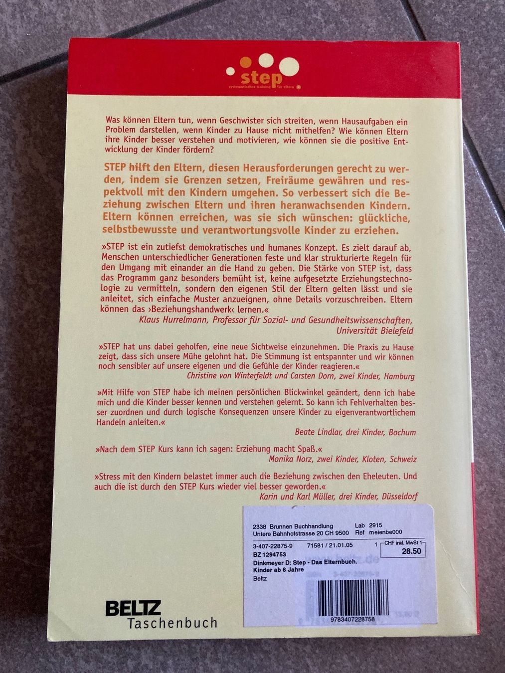 Libri: Das Elternbuch; Kinder ab 6 Jahre; step – Usato da Mosnang venduto da Kusli09 1