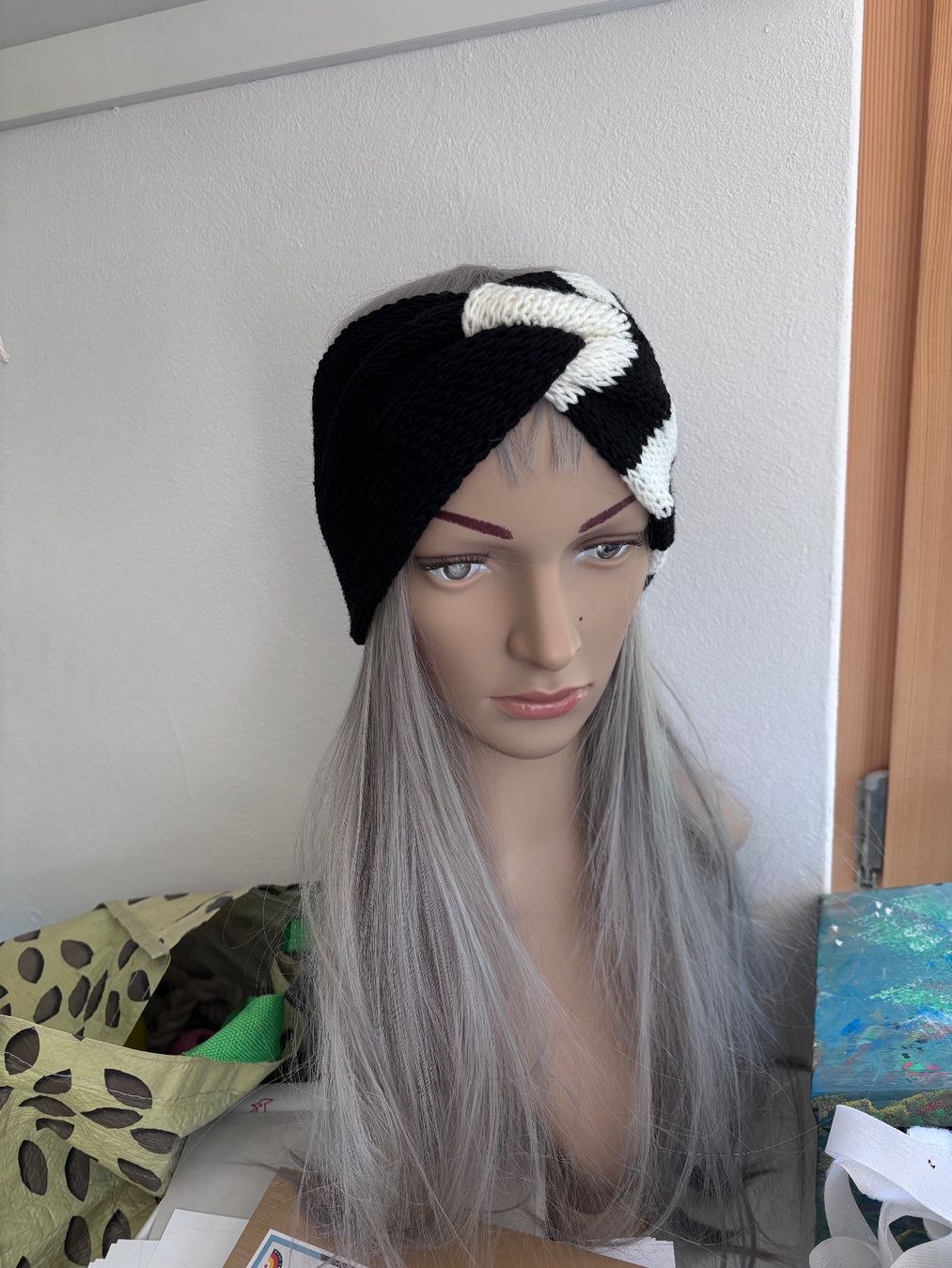 Copricapi, berretti & cappellini: Stirnband doppelt gestrickt Handmade – Nuovo (secondo la descrizione) da St. Niklaus VS venduto da loumonrohandmade 1