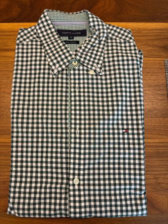 Hemd Tommy Hilfiger Grösse M, Langarm, olivgrün