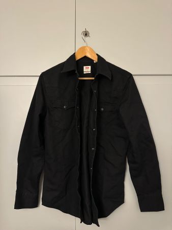 Levis Jeans Hemd Schwarz