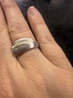Ring 750er Gold mit kleinem Brilliant