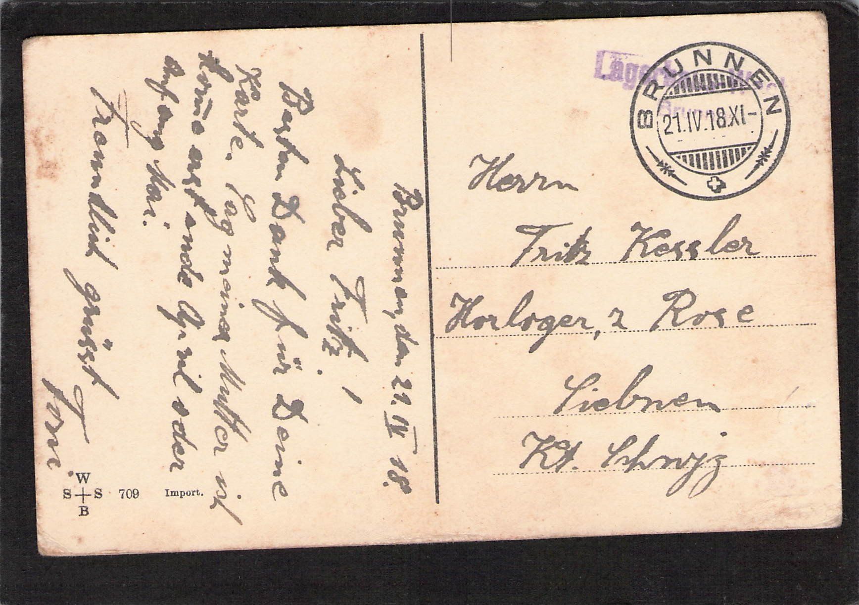 Cartoline postali: Juxkarte – Usato da Reichenburg venduto da ibiza18 1