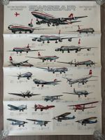 Original altes Swissair Poster / Plakat von 1973